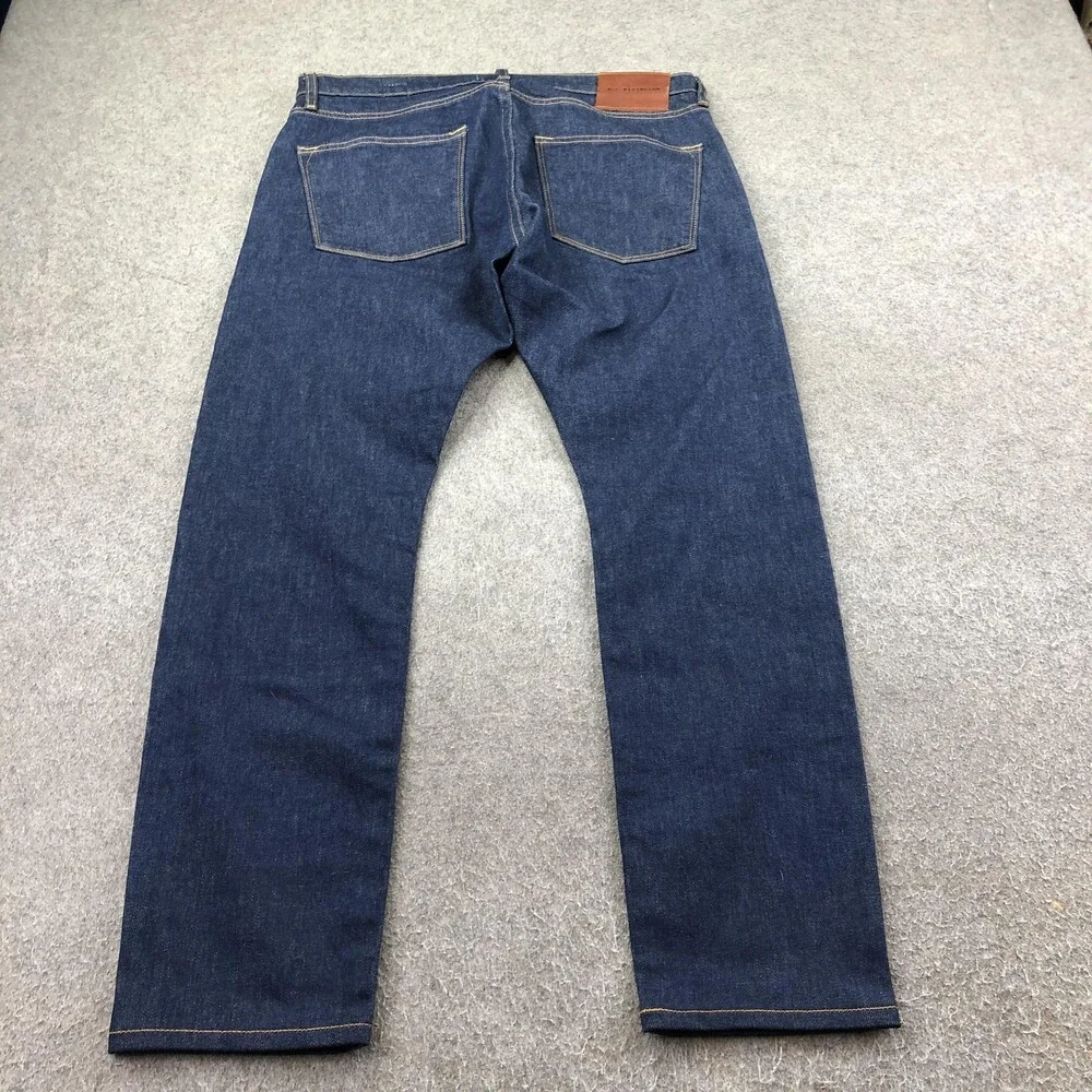 Ace Rivington Jeans Mens 33x30 Blue Dark Wash Slim Taper Denim Pants Casual